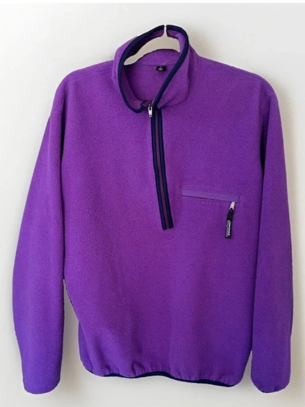 Patagonia Vintage Synchilla 1/2-Zip Fleece Pullover Purple — Women’s L
